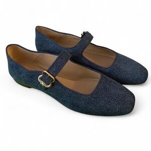 NWT Sam Edelman Michaela Mary Janes – Blue Denim (Size 9.5) $85